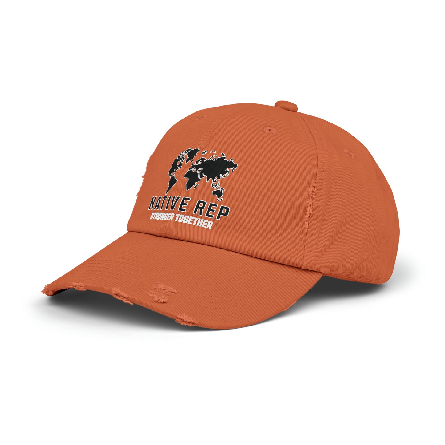 Native Rep Distressed Cap