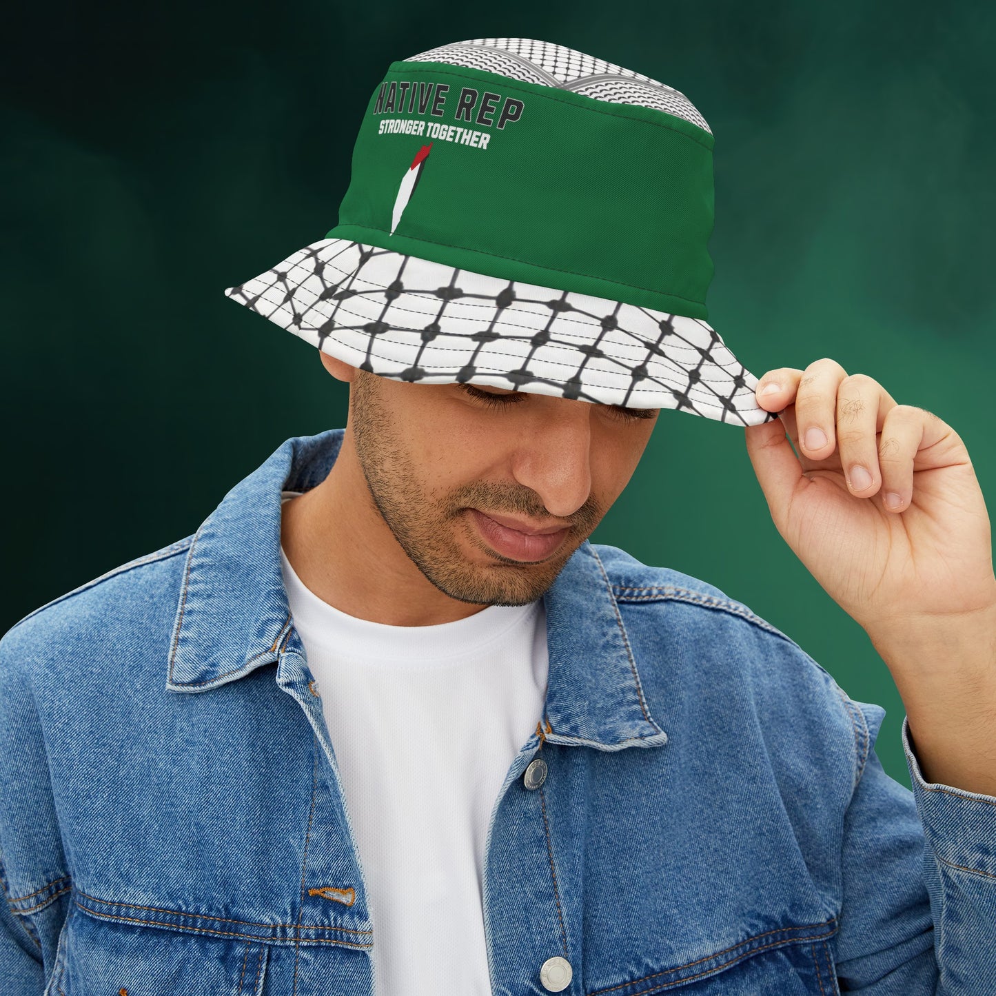 Native Rep Palestine Bucket Hat