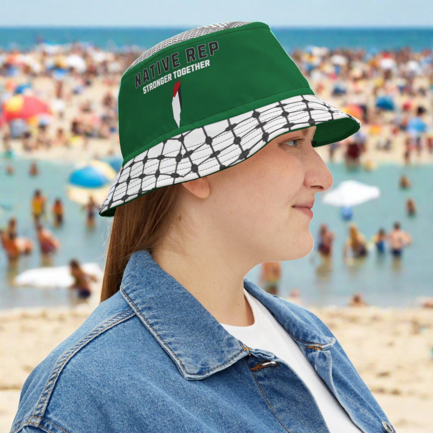 Native Rep Palestine Bucket Hat