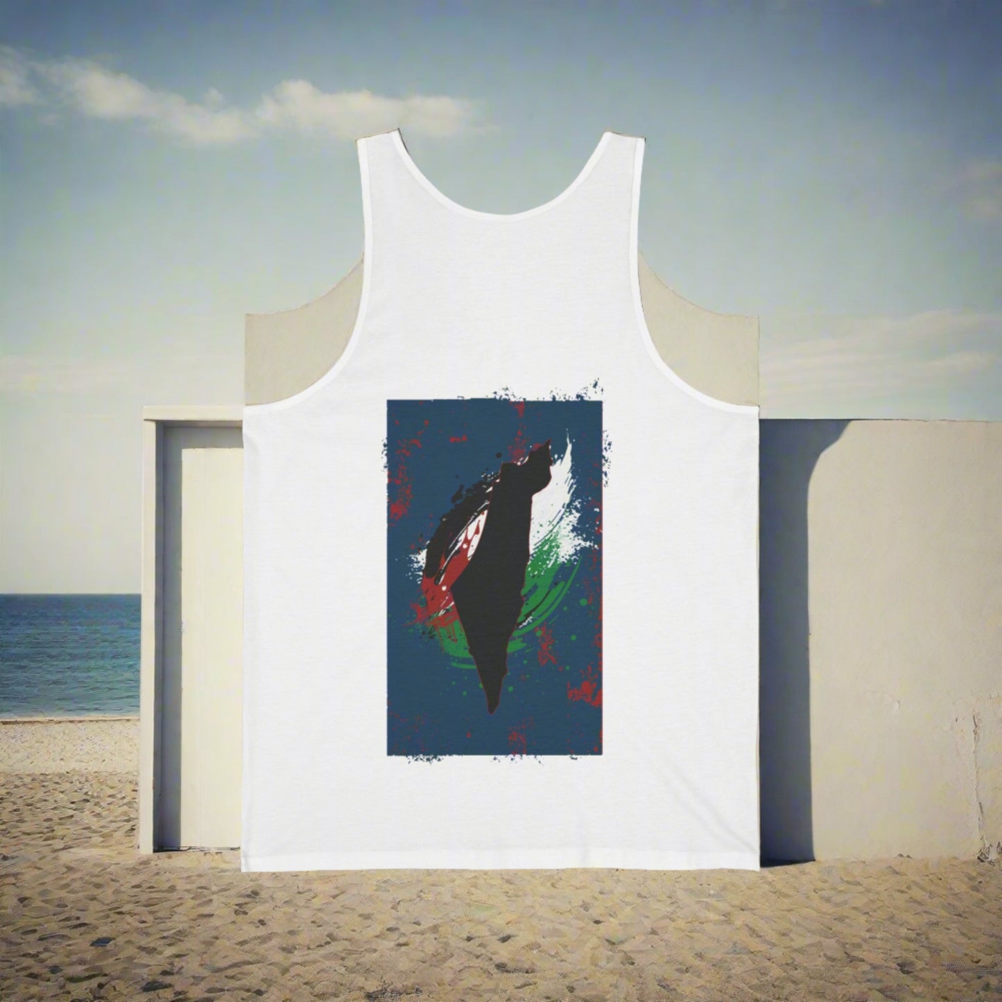 Palestine Graffiti Tank