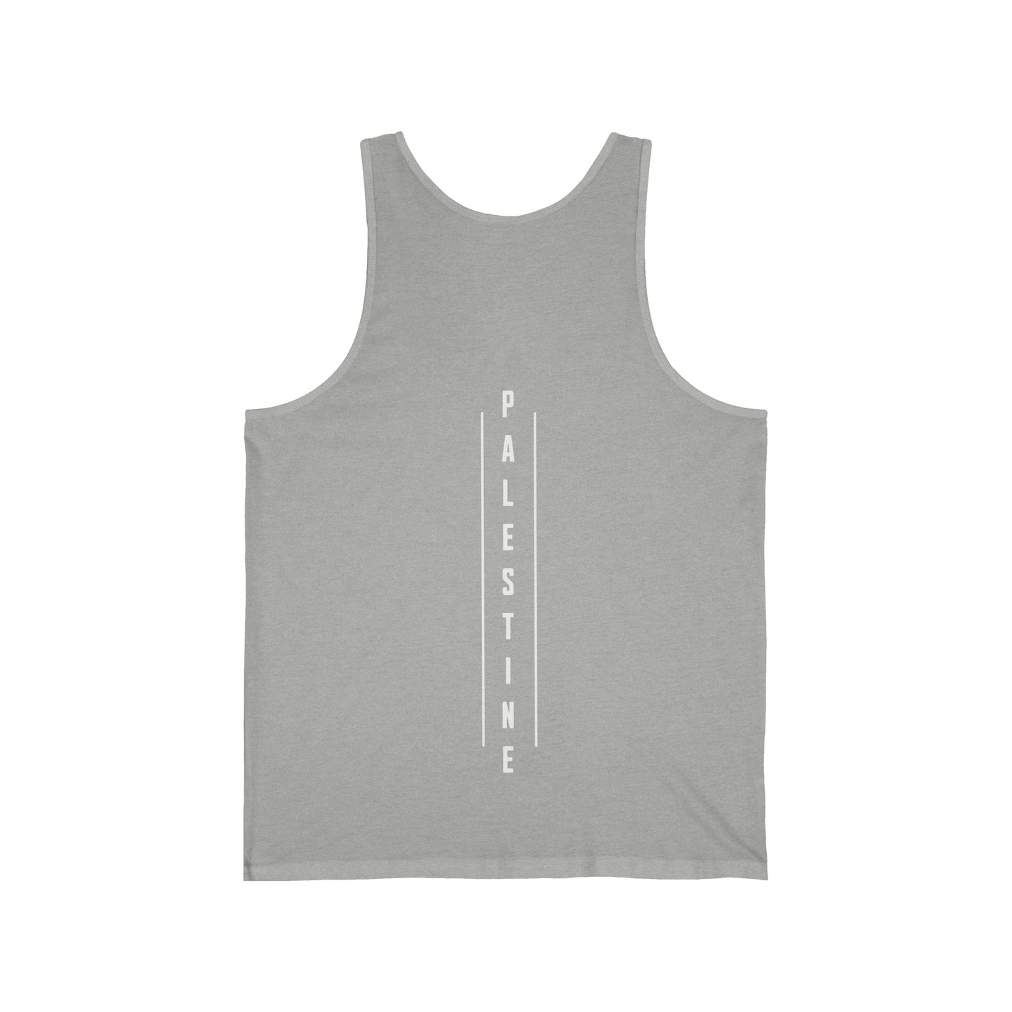 Worn Palestine Banner Gym Tank