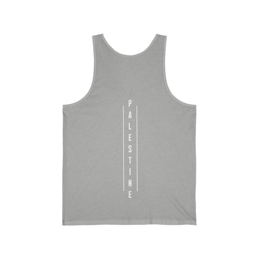 Worn Palestine Banner Gym Tank