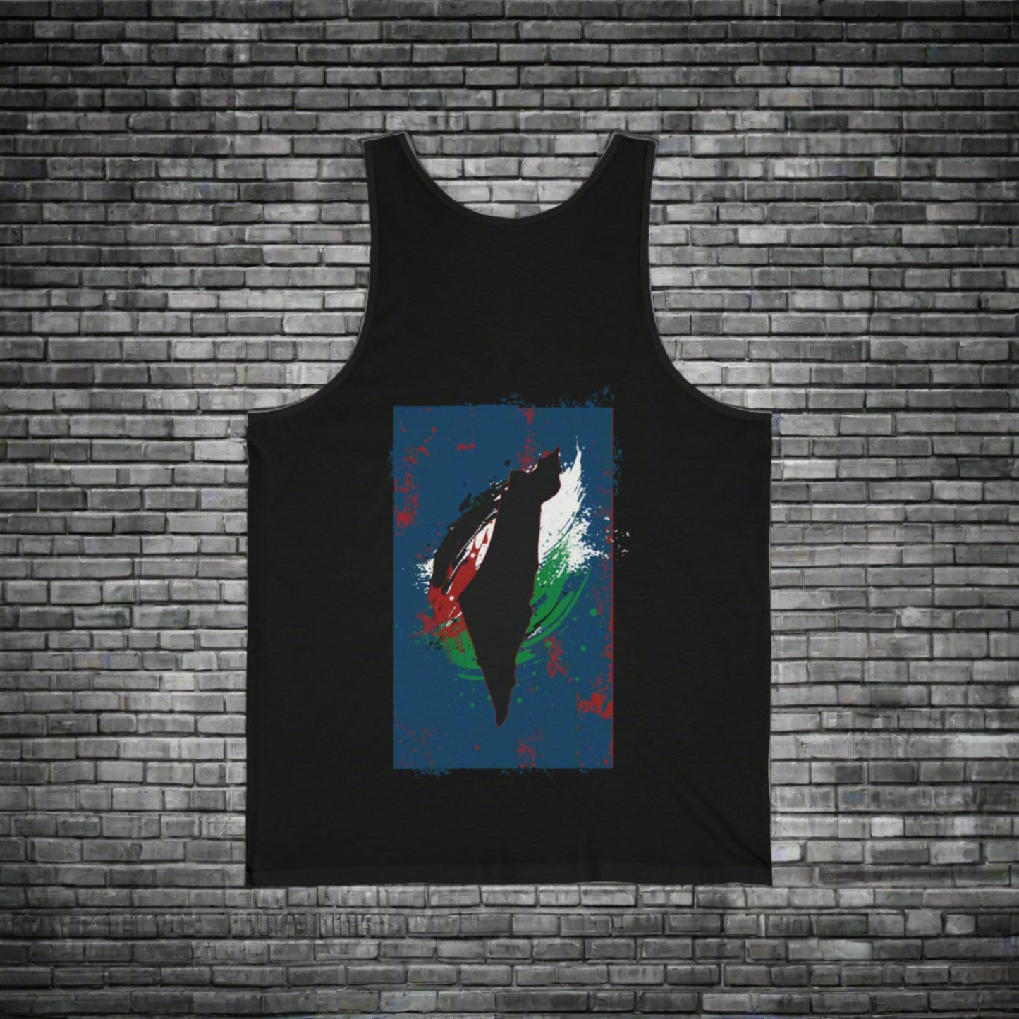 Palestine Graffiti Tank